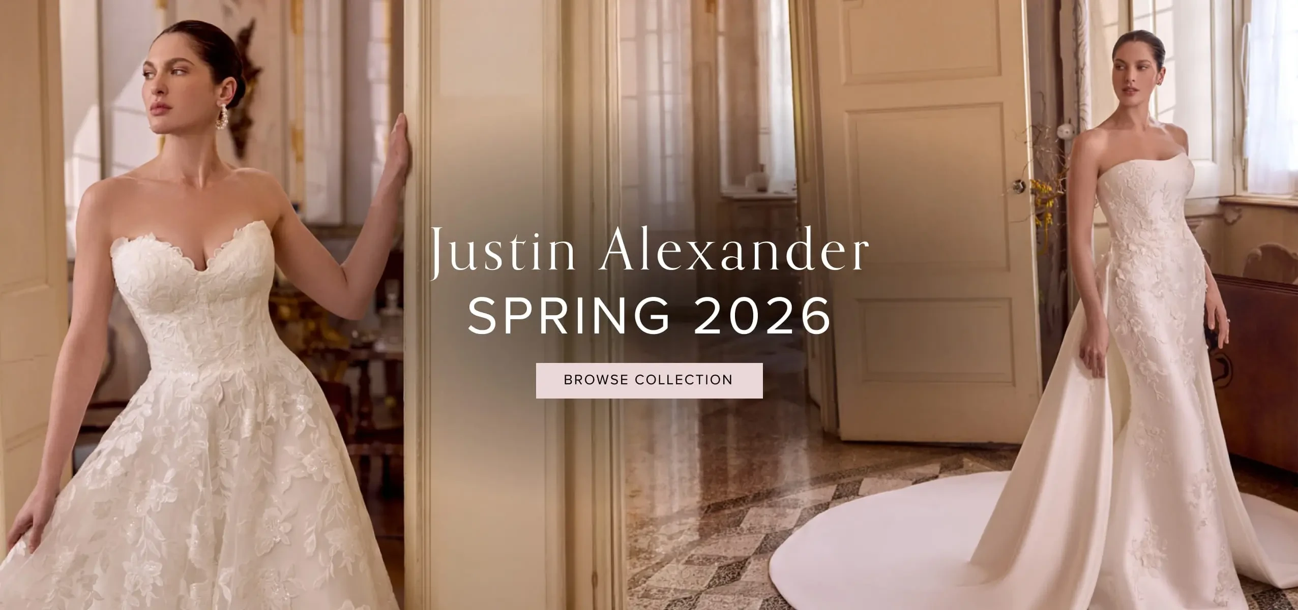 Justin Alexander Spring 2026 Banner