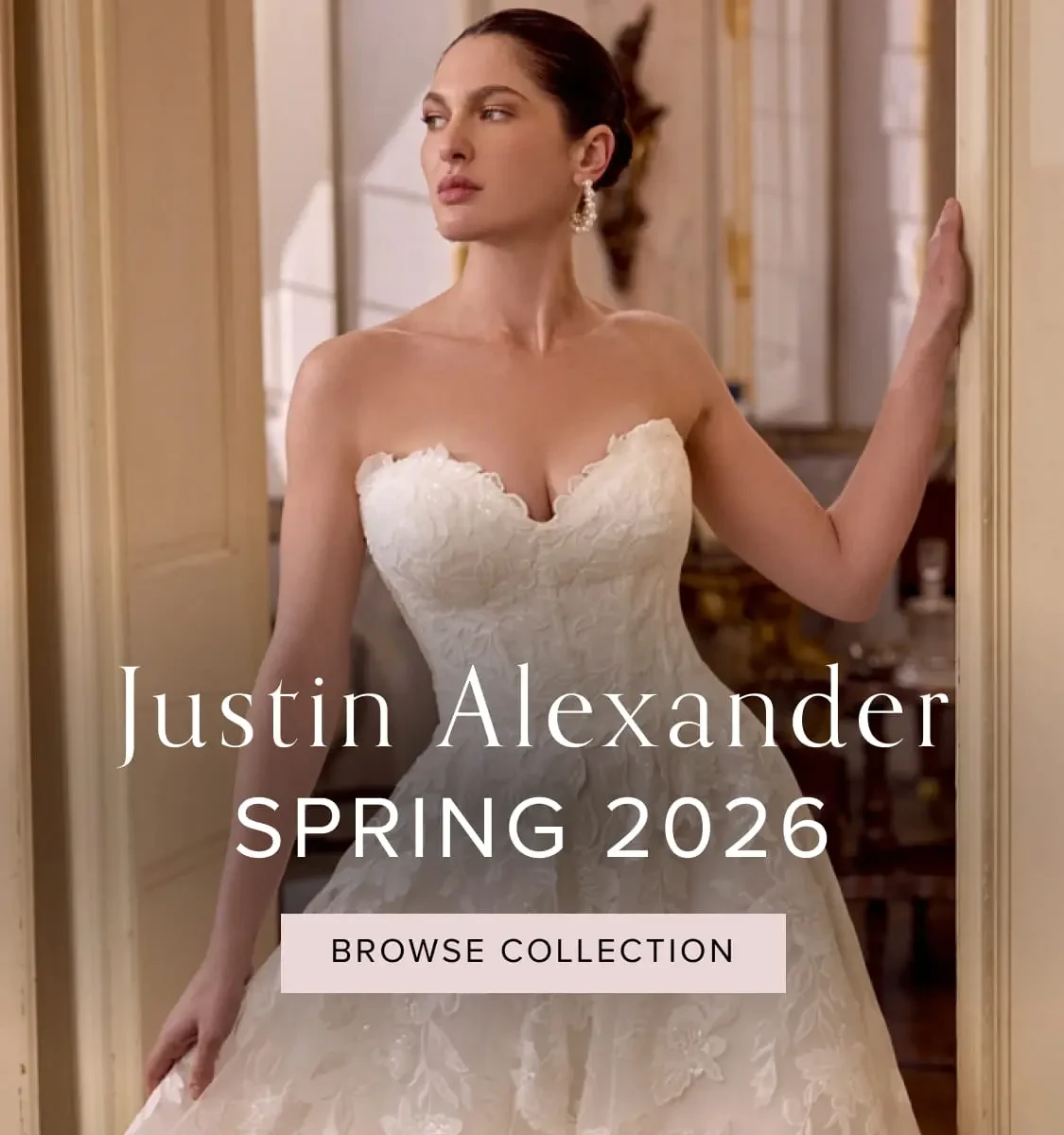 Justin Alexander Spring 2026 Mobile Banner